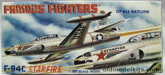 Aurora 1/82 Lockheed F-94C Starfire, 390-39 plastic model kit